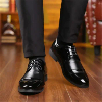 Patent Leather Semi-formal Dress Men's Shoes Formal Occasion Dress Brands Sneakers Sports Special 4yrs To 12yrs Baskettes