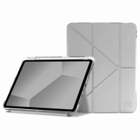 【STM】澳洲 STM OPP 11吋 iPad Air M2 - Air 5/4代 多角度折疊防摔保護殼 - 淺灰