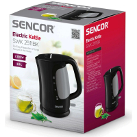 SENCOR ELECTRIC KETTLE / SWK 2511BK  / BIG SIZE / VOLUME 2.5 LITRE / DOUBLE SIDE WATER LEVEL MARK / 