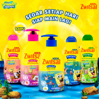 ZWITSAL Kids 2-in-1 Hair & Body Wash Natural & Nourishing Care / Bubble Bath Clean & Fresh 280ml 280