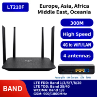 300Mbps Networking Hotspot Wireless Modem 4G Wifi Router With Sim Card Slot Unlock Europe Africa Asian Middle Eastern Countries