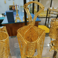 Tempat sendok sultan gold 3 lubang