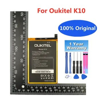 100% Orginal OUKITEL K10 Battery For OUKITEL K10 li-Polymer Li-ion Battery 11000mAh High Quality Phone Replacement Batteries