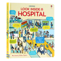 Usborne Look Inside A Hospital, Children's books aged 3 4 5 6, English Popular science picture books, 9781474948166