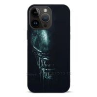 Dark Phone Case For Apple Iphone 14 13 12 11 Pro Max Mini Plus Xr 8 7 Fiber Skin Case 1979 Horror Xenomorph Movie Ridley Film