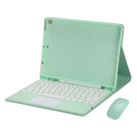 Protective Case For Ipad Air 4 10.9 Inch 2020 Tablet With Mouse Removable Wireless Bluetooth Keyboard Case
