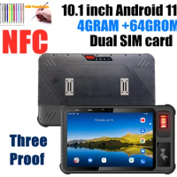 10.1 INCH 4G Lte Phone Call 4GB/64GB NFC Drop-Proof Tablet PC MTK6765 Android 11 WIFI 1280*800 IPS Screen Octa Core Dual SIM