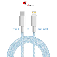 Dây Cáp eXtreme DS4xx1 20W Đầu Type C Sang Đầu Lightning lphone Sạc Nhanh Hỗ Trợ Truyền Dữ Liệu Sạc