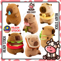Moo Baby Boneka Lembut Comel Capybara Toys Patung Murah Capybara Capibara Plushie Fluffy Toy Funny K