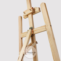 Easel Kayu Stand Tinggi 150 cm - Standing Tripod - Wooden Easel Pine Wood - Stand Foto -Stand Kanvas