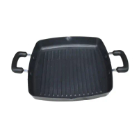 MAXIM PANCI PEMANGGANG GRILL PAN SQUARE GRILL WITH LIPS 28 CM NMGRSR28PXS