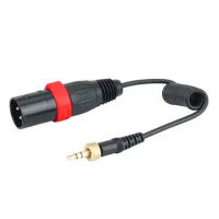 Locking 3.5mm TRS to XLR Microphone Output Universal Audio Cable for Saramonic Sony Mailada Boya Sennheiser Wireless Receivers