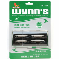 Wynns威力獅 斷螺絲取出器 4支裝新型斷螺絲取出器 W3314