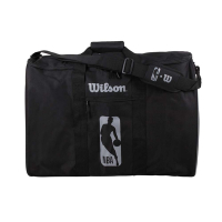 WILSON NBA 6顆裝球袋-側背袋 裝備袋 手提袋 肩背袋 威爾森 WTBA70000 黑灰