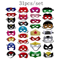 Children's Avengers Superhero Spiderman Hulk Iron Man Wolverine Cosplay Mask Christmas Carnival Birthday Party Fashion Mask Gift