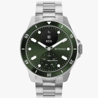 Withings HWA10D SCANWATCH NOVA 42 毫米血氧儀/睡眠監測器/心率/體溫 2 年 綠色