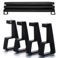 4pcs Game Console Holder Horizontal Holder Heighten Support Bracket Accessories Cooling Feet For Sony PlayStation4 PS4 Slim Pro