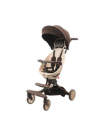 รถเข็นเด็กปรับหมุนที่นั่งได้ พร้อมปรับเอนได้ถึง 5 ระดับ รุ่น V18 - Brown
