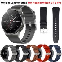 Official Strap For HUAWEI WATCH GT2 GT 2 Pro Leather Band For Huawei GT 3 4 46mm / GT3 Pro 46mm / SE Watchband Bracelet Correa
