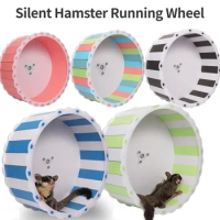 Pet Toy Sports Round Wheel Hamster Exercise Running Wheel Small Animal Pet Cage Accessories Silent Hamster Training Supplies