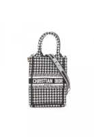 Christian Dior Pre-Loved Christian Dior BOOK TOTE book tote Vertical Bag mini Phone Bag Handbag houn