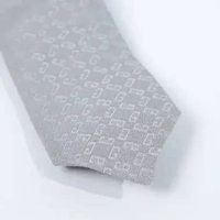 Dasi GIVENCHY 4G MONOGRAM GREY TIE 100% ORIGINAL