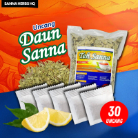 [30 Uncang x 50 Gram Lemon] Original Daun Senna Uncang 2.0g Tea