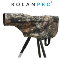 ROLANPRO Rain Cover Raincoat for XS Size for Canon RF 100-500mm F/4.5-7.1 L IS USM Telephoto lens camouflage Rainproof Protector