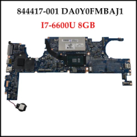 High quality 844417-001 For HP EliteBook 1040 G3 Laptop motherboard DA0Y0FMBAJ1 SR2F1N I7-6600U 8GB RAM 100% Fully Tested