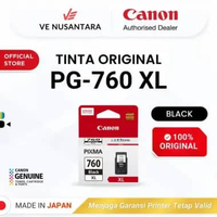 Tinta Original Canon 760 Pigment Black PG-760 - Tinta Canon TS5370 TS5370a - Tinta Cartridge Katrid 