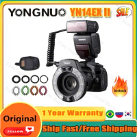 Yongnuo YN14EX II TTL LED Macro Ring Flash Light for SONY Canon 6D 5D MARK IV 70D 200D 6D MARK II T6 1300D 200D 70D 7D G7X