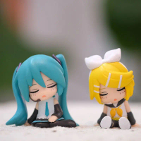 หมวกกันน็อค Hatsune Miku พักผ่อน ที่วางแขน นอนหลับ Kagamine Rin Kagamine Len Megurine Luka สลีปปิ้ง 