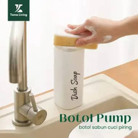 TAMA LIVING Botol Sabun Cuci Piring Pencet Botol Sabun Pencet Botol Pump Sabun Cuci Piring Estetik C