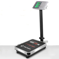 Commercial Bench Scale Stainless Steel 150kg Electronic Scale 100kg Scale Folding Scale Stainless Steel Material Waterproof