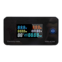 AC50 300V 100A เครื่องวัดดิจิทัล kWh วัตต์ โวลต์ แอมป์ โวลต์มิเตอร์ แอมเปอร์มิเตอร์ อุณหภูมิ K2B4