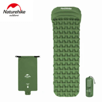 Naturehike Air Mat Ultralight Portable Inflatable Mattress Backpacking Waterproof Folding Bed Travel Camping Mat with Pillow