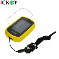 Protect Yellow Case + Black Detachable Ring Neck Strap+Screen Protector for Hiking Handheld GPS Garmin eTrex Touch 25 35 35T