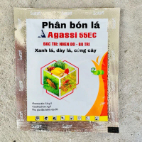 [Tặng] Phân bón lá Agassi 55EC, xanh lá dày lá mập cây.