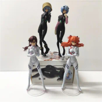 1Pcs Random Style 15CM New Anime NEON GENESIS EVANGELION EVA Asuka Ayanami Rei Figure PVC Model Toys Doll Collect Gifts