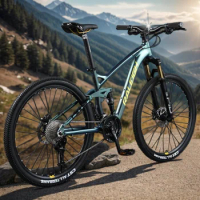 27.5/26 inches Full Suspension soft tail Mountain Bike Variable speed MTB dual disc brake All Mountain Cross Country Bicycle DH