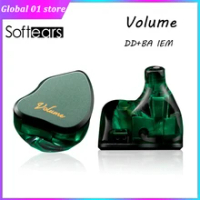 Softears Volume Earphone 1 DD + 2 BA Hybrid Drive In-Ear HIFI Headset High Resolution Monitor IEMs Earbuds
