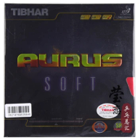 Tibhar Aurus Soft pimples in table tennis rubber fast attack with loop table tennis rackets racquet sports