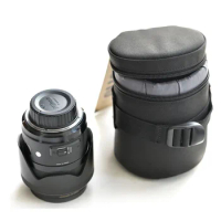 8x12.5cm Camera Lens Pouch Lens Case Bag for Canon 18-135mm &amp; Sigma 35mm f/1.4 ART &amp; Tamron 90mm micro