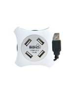 ฮับ USB (4 พอร์ต,สีขาว) รุ่น HB-157W