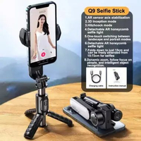 PallicPole Q09 AR Anti-shake Selfie Stick Gimbal Stabilizer 3 Axis Smartphone Stabilizer Tongsis HP 