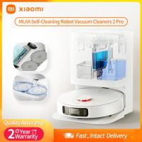 XIAOMI MIJIA Self Washing Robot Vacuum cleaner Mop 2 Pro Smart Dust Collection Cleaner Auto Empty Dock 4000PA Cyclone Suction