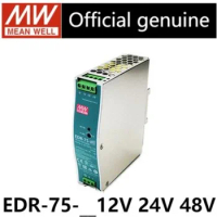 MEAN WELL EDR-75 serie EDR-75-12 EDR-75-24 EDR-75-48 75W guida DIN industriale a uscita singola