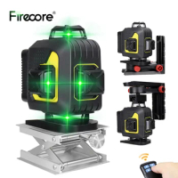 FIRECORE F504T-XG 16 lines 4D Green Laser Level 360 nivel laser Self-Leveling лазерный уровень Remote Control Support Receiver