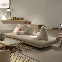 寫意空間北歐中小戶型雙面沙發移動靠背創意無扶手客廳極簡沙發床