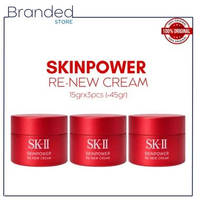 SKII SK-II Paket Skinpower Re-New Cream 15grx3pcs ( Pelembab Anti-Aging)